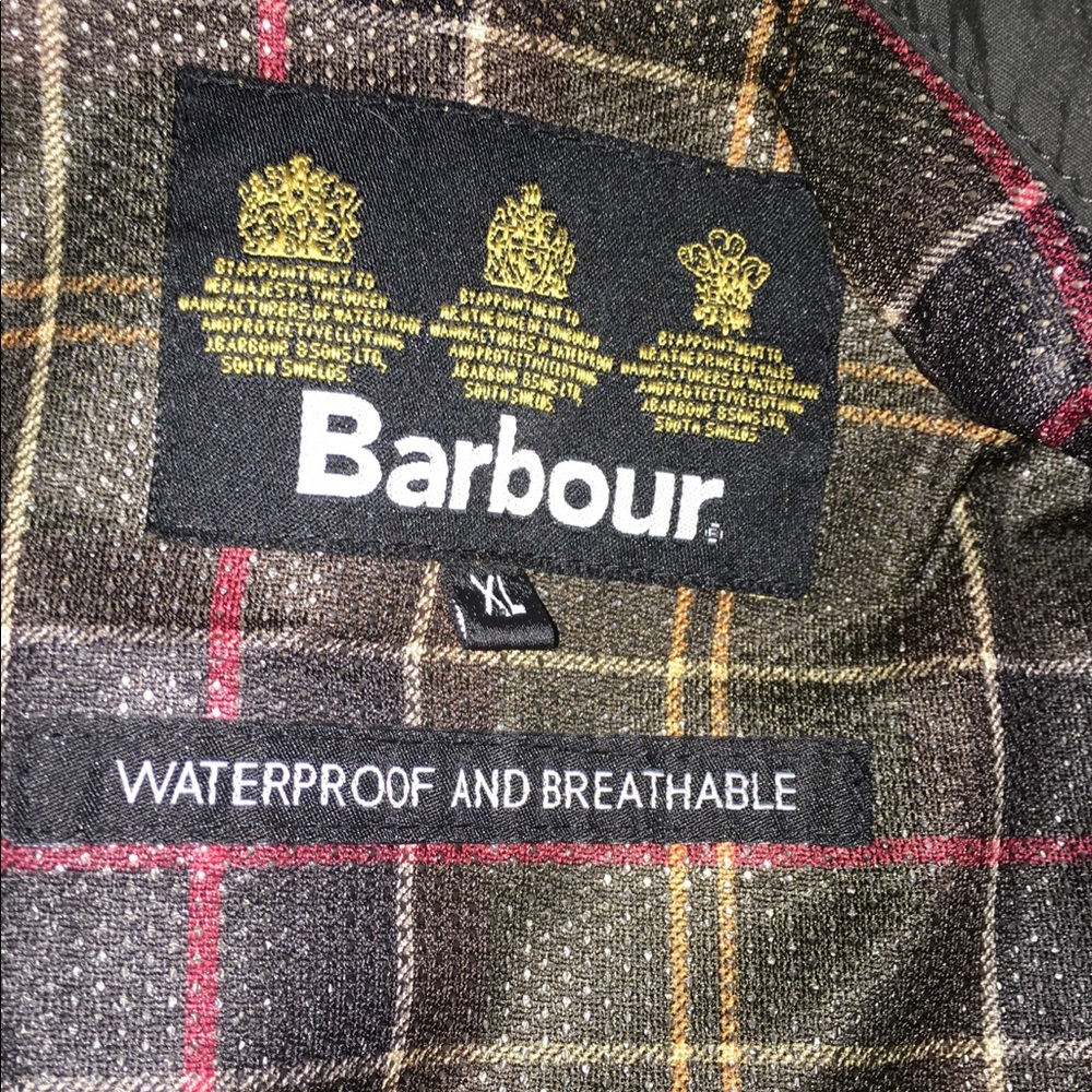 Barbour Waterproof Rain Jacket. Special Edition.